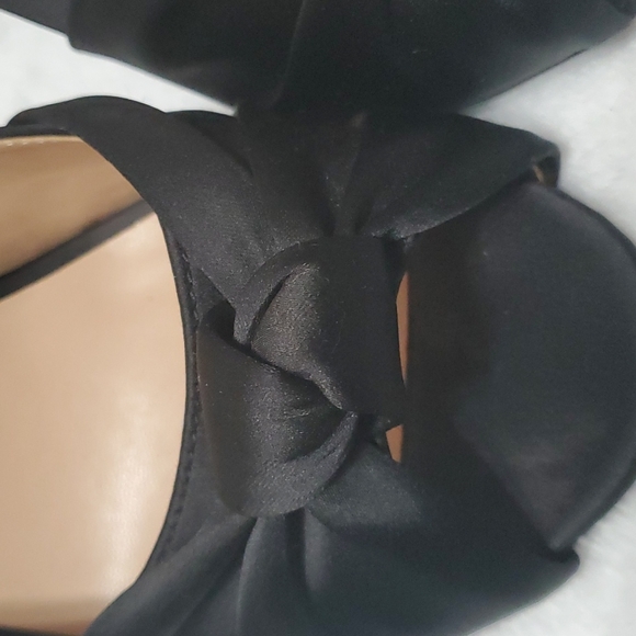 bebe open toe heel shoes sandal 8 black ( Ss11  ) - Picture 6 of 10